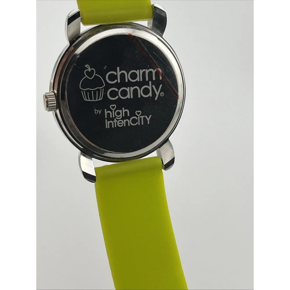 Gap Kids‎ Charm Candy Flower Dial Watch Green Silicone Band- New Battery